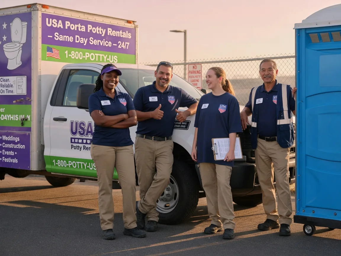 Porta Potty Rental company in Quinnesec, MI